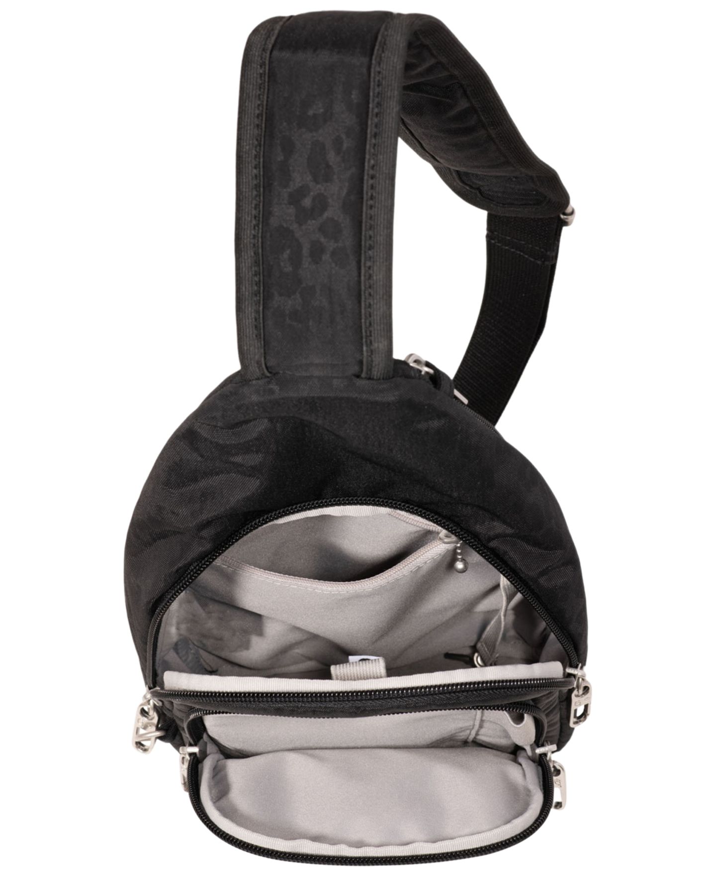 Женская сумка Baggallini Classic Anti-Theft Daytripper Mini Sling Handbag, цвет: Чёрный — фото 4