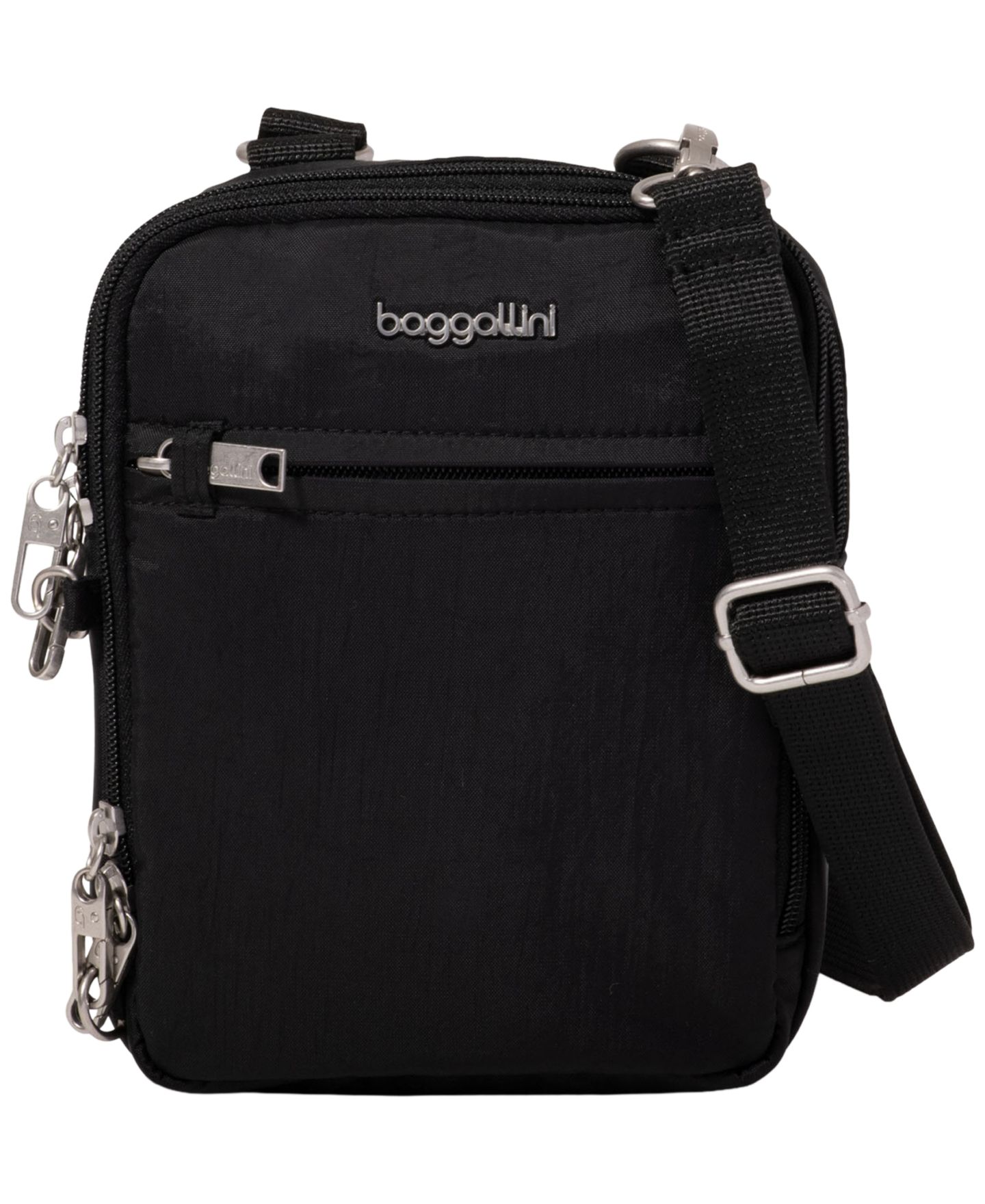 Женская сумка Baggallini Classic Anti-Theft Mini Crossbody Handbag, цвет: Чёрный — фото 1