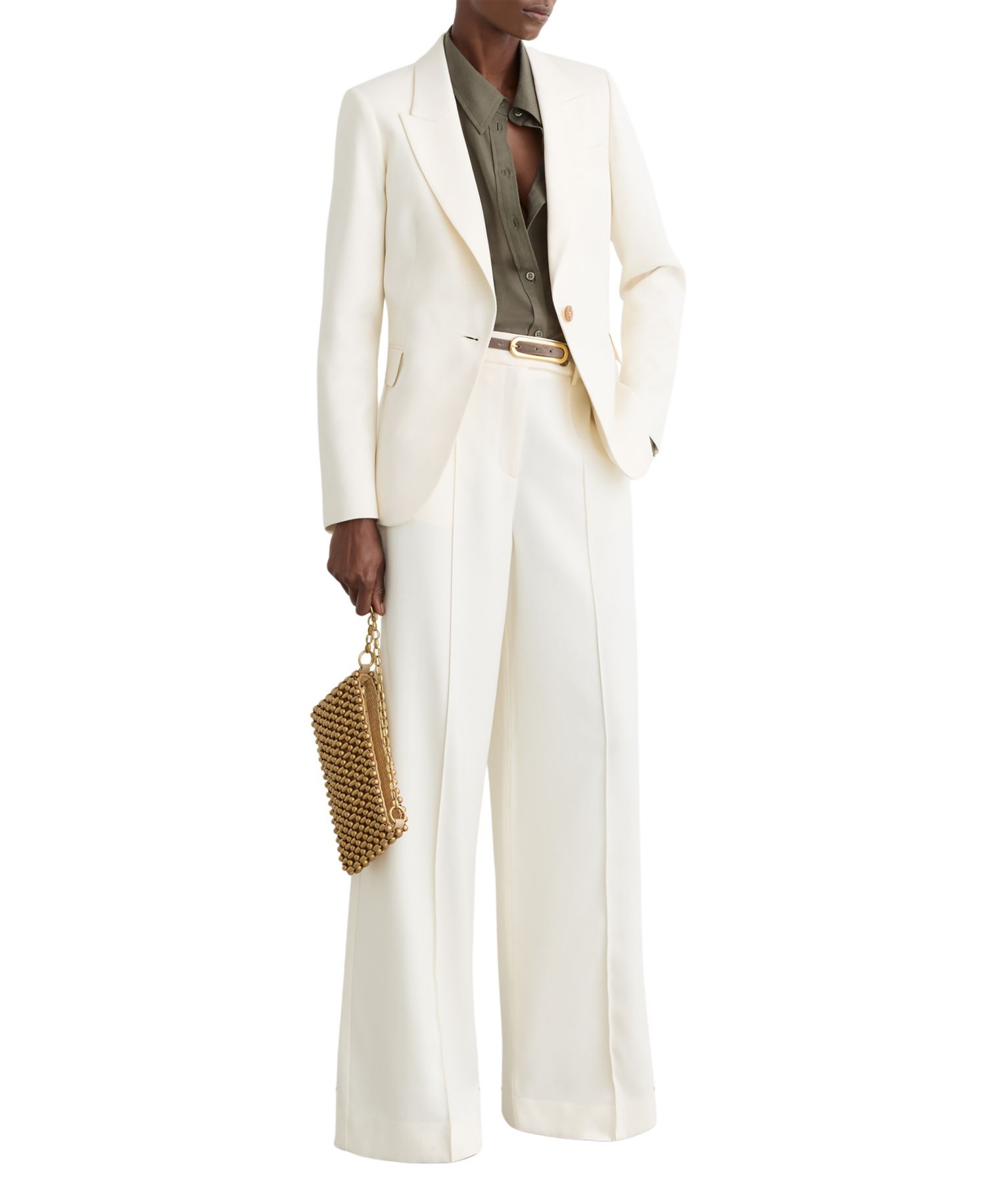 Women's Single-Breasted Tailored Blazer