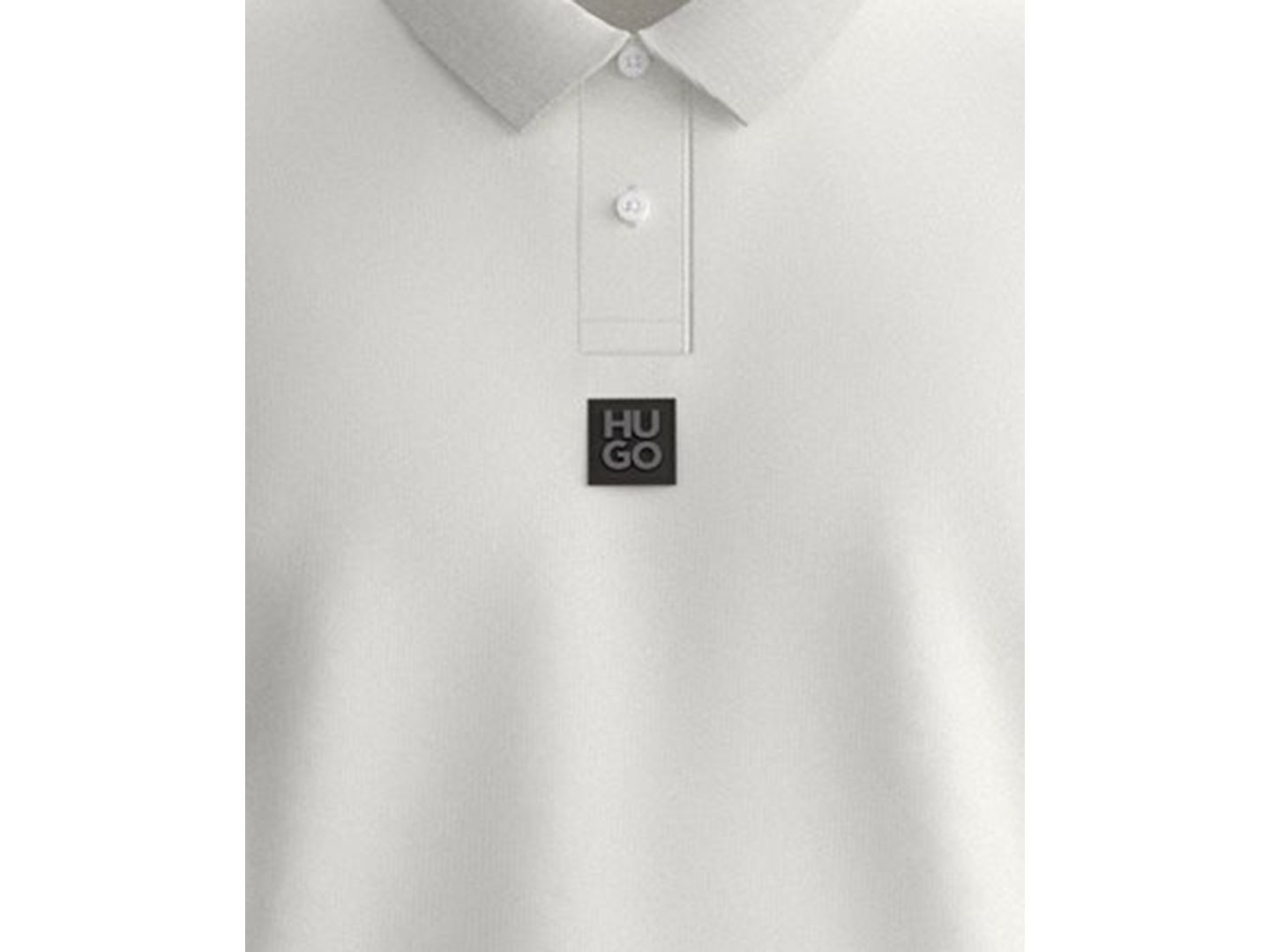 Мужское поло Hugo Boss Deabond Regular-Fit Polo Shirt, цвет: Натуральный — фото 6