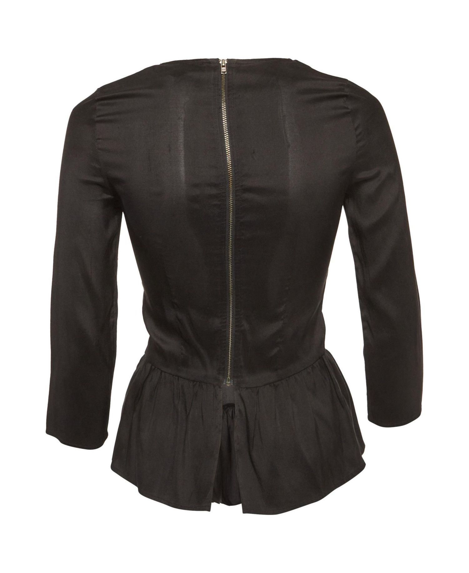 Women's Taffeta Pleated Blouse