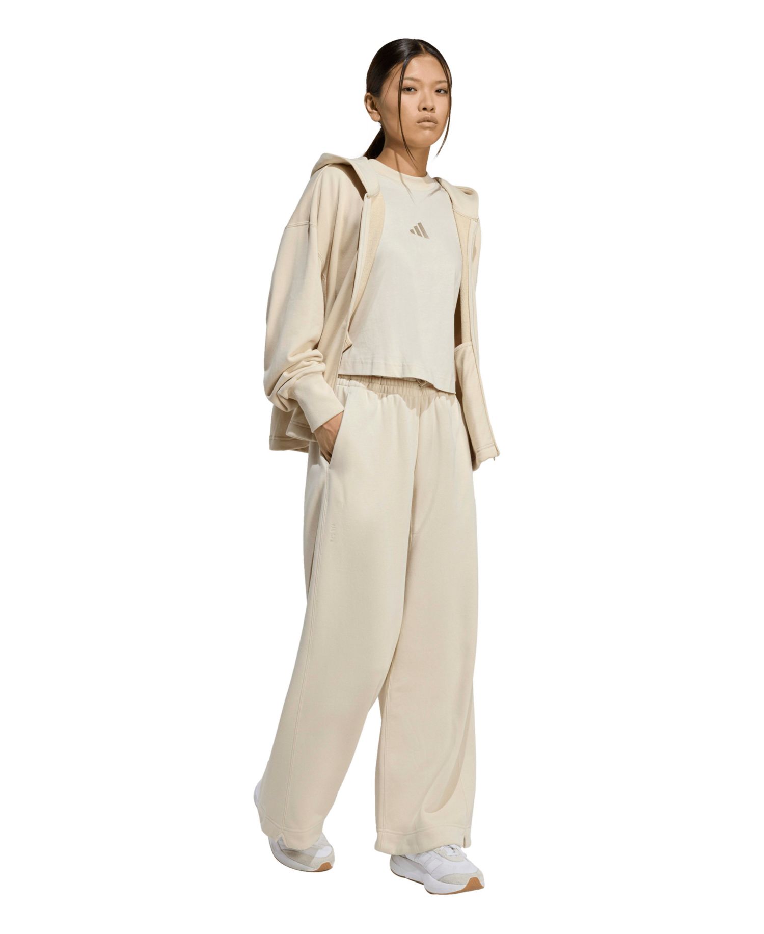 Women's All Sizing Fleece Loose Wide-Leg Pants