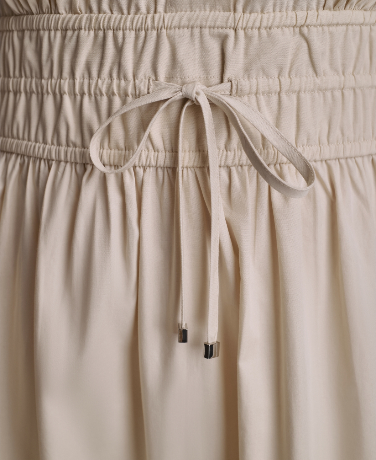 Dkny Plus Short-Sleeve Smocked Shirt Dress