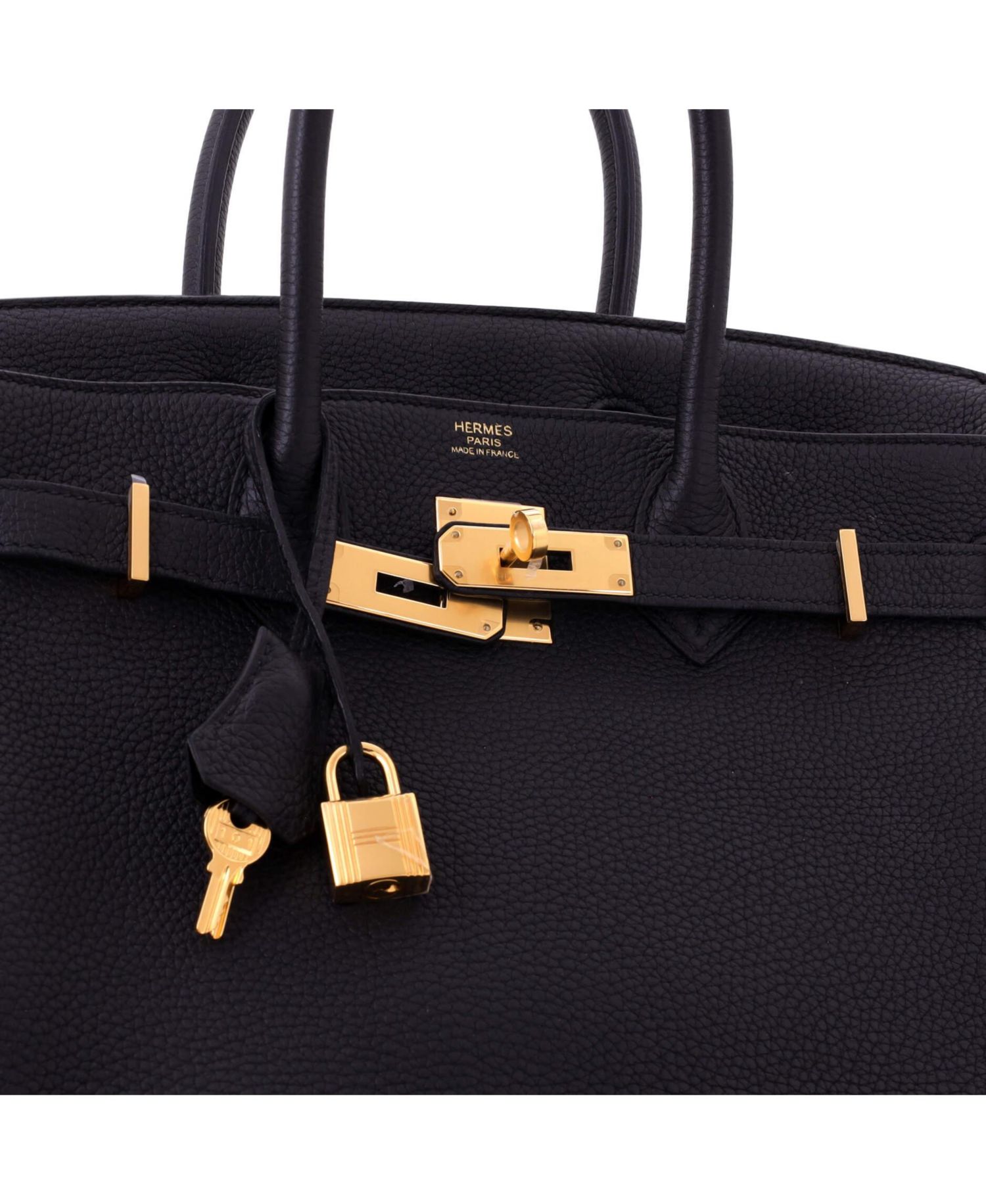Birkin 30 Handbag Black Togo with Gold Hardware