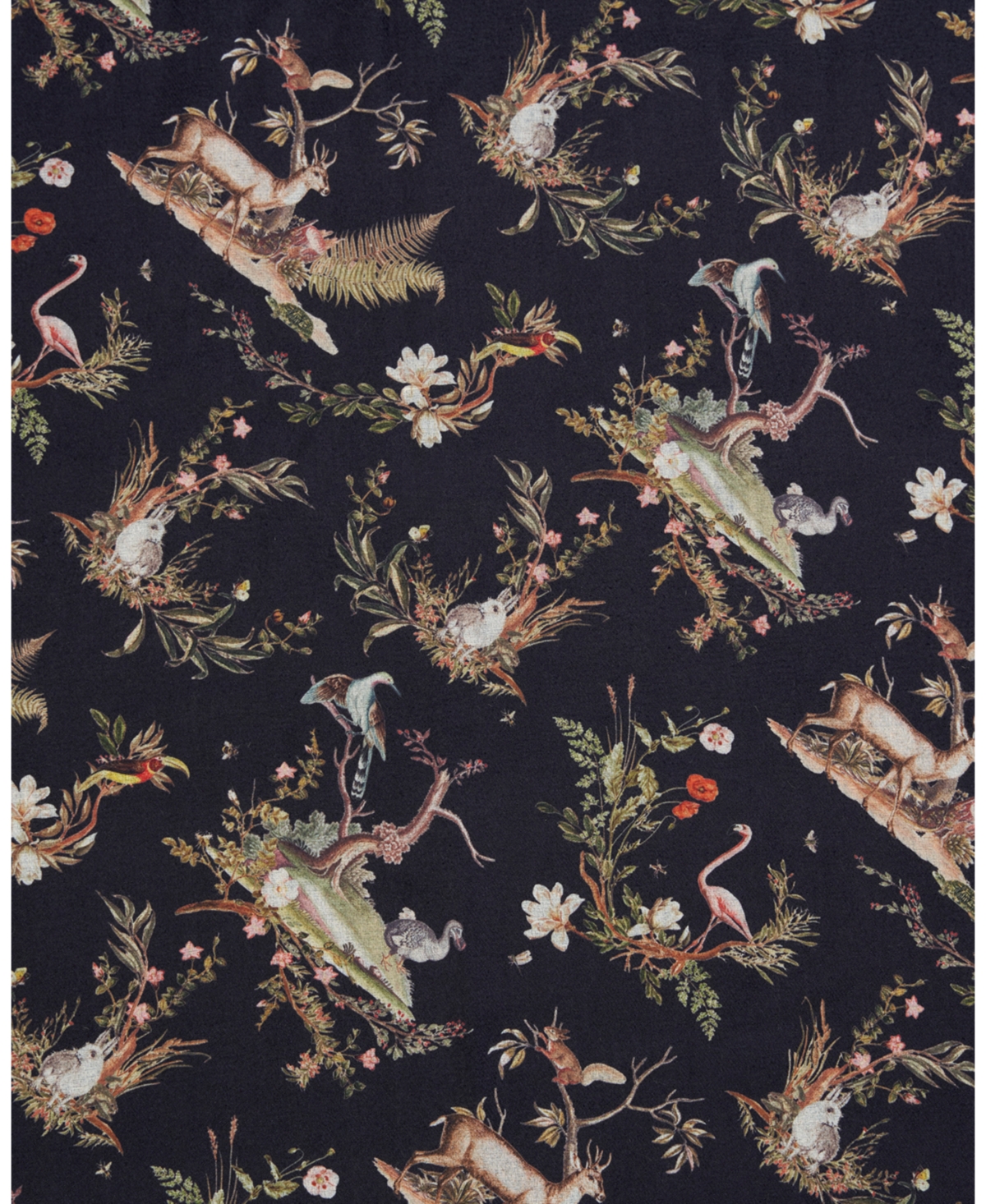 Fable England Women's Wonderland Toile Tassel Scarf