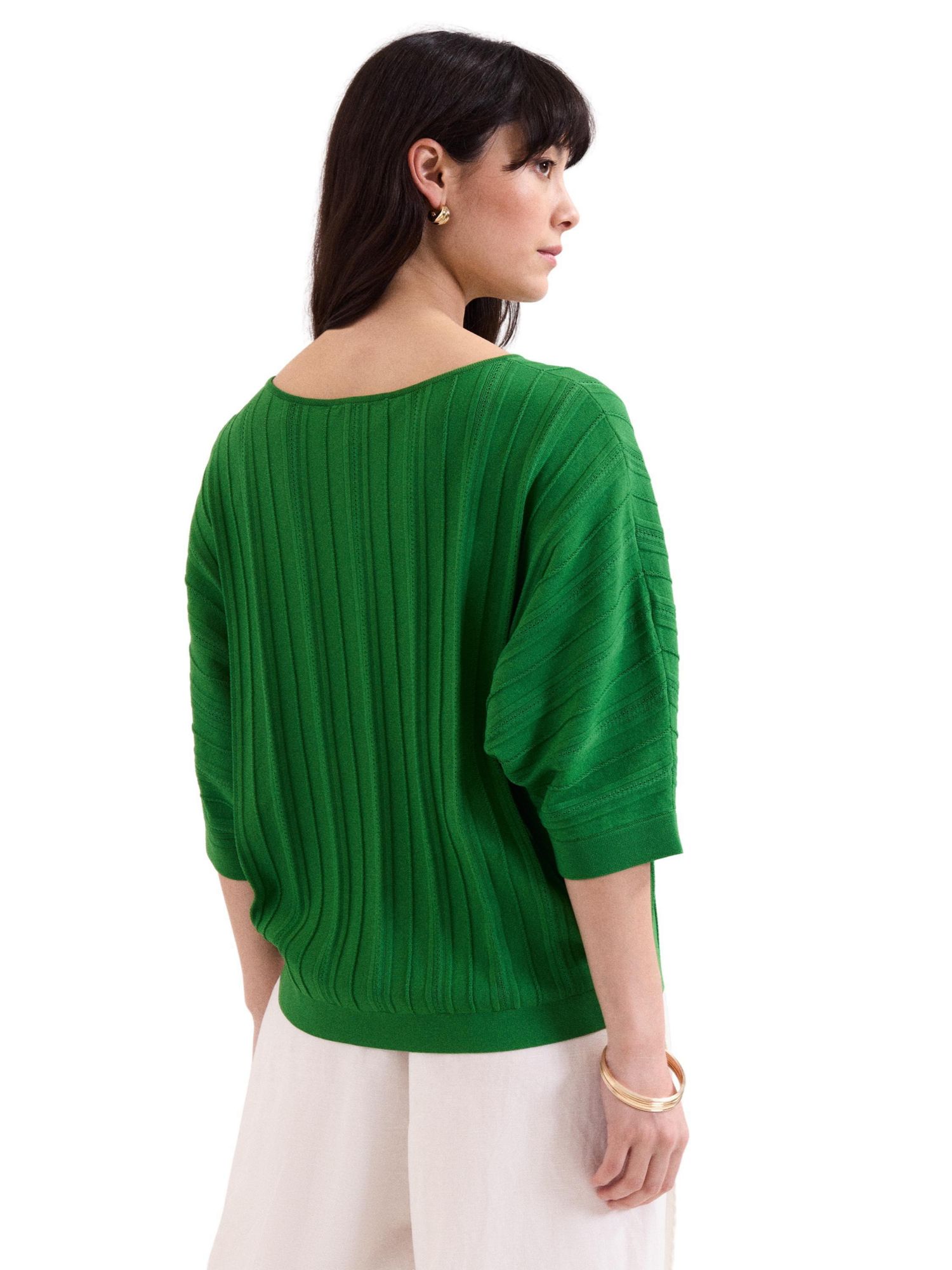 Women's Cristine 3/4 Sleeve Rib Jumper