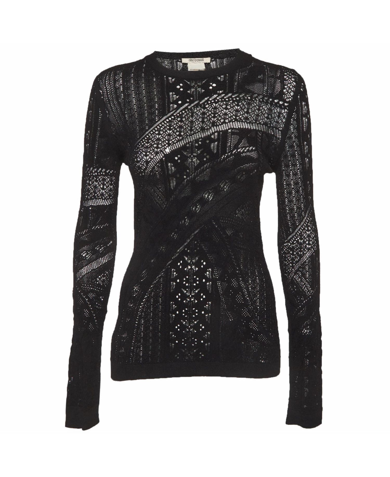 Women's Patterned Knit Long Sleeve Top