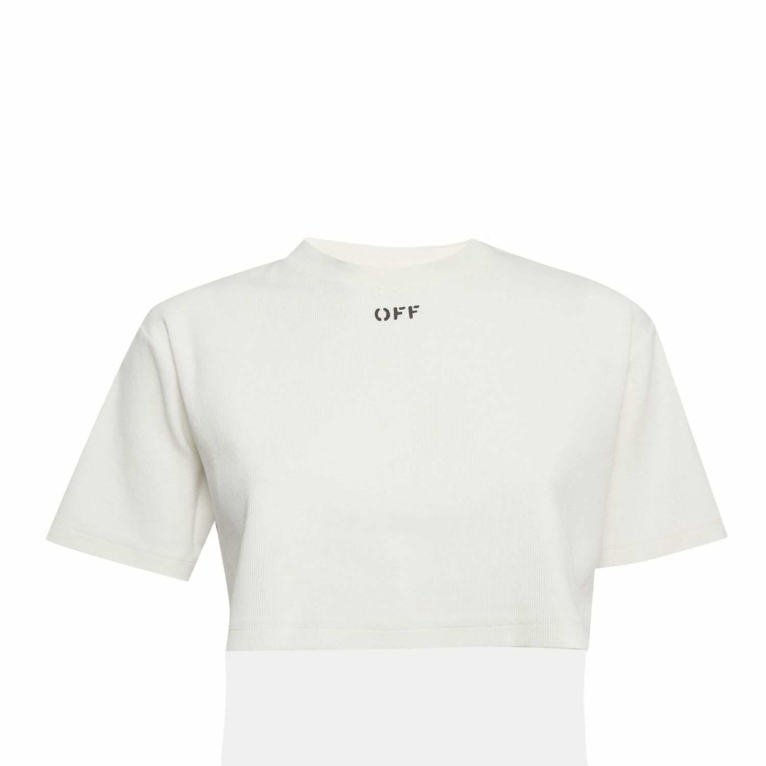 Women's Logo Rib Knit Crop Top