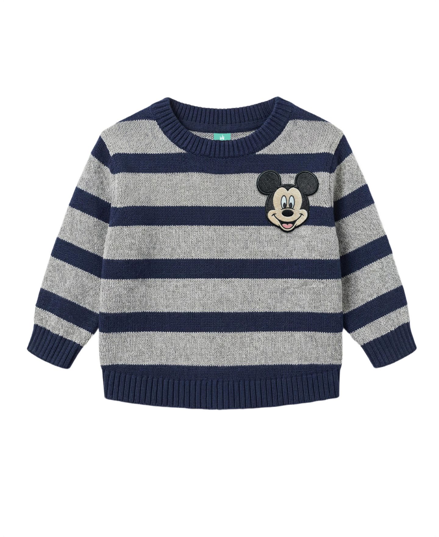 Комплект Disney Mickey Mouse Long-Sleeve Sweater and Pants, 2-Piece Set для мальчиков-малышей, цвет: Серый / Синий — фото 2