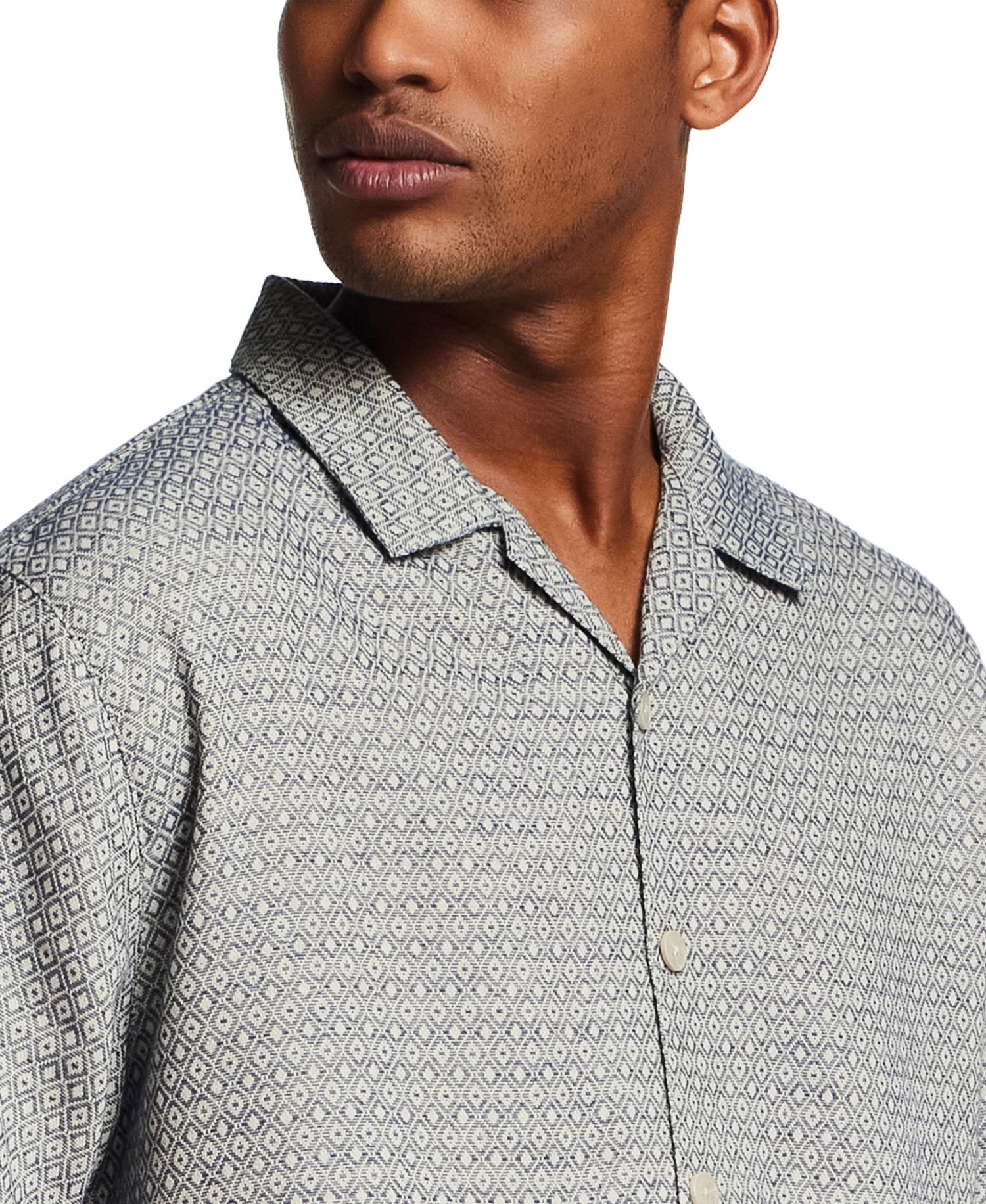 Men's Jacquard Knit Shirt