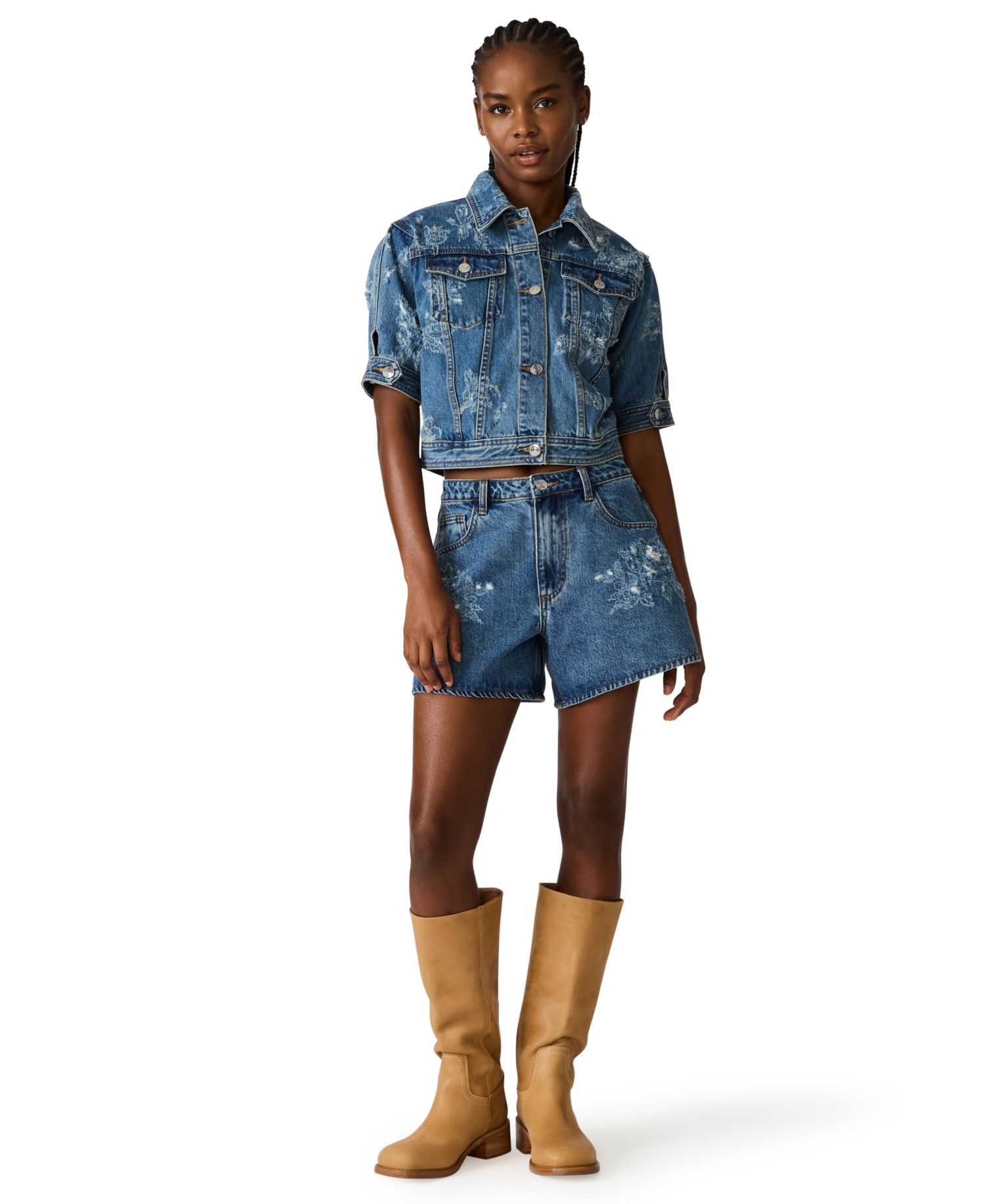 Women's Collared Front Button Jacket