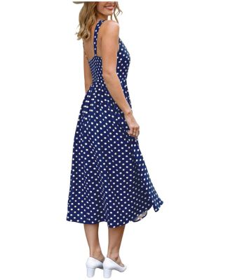 Blue Polka Dot Dress