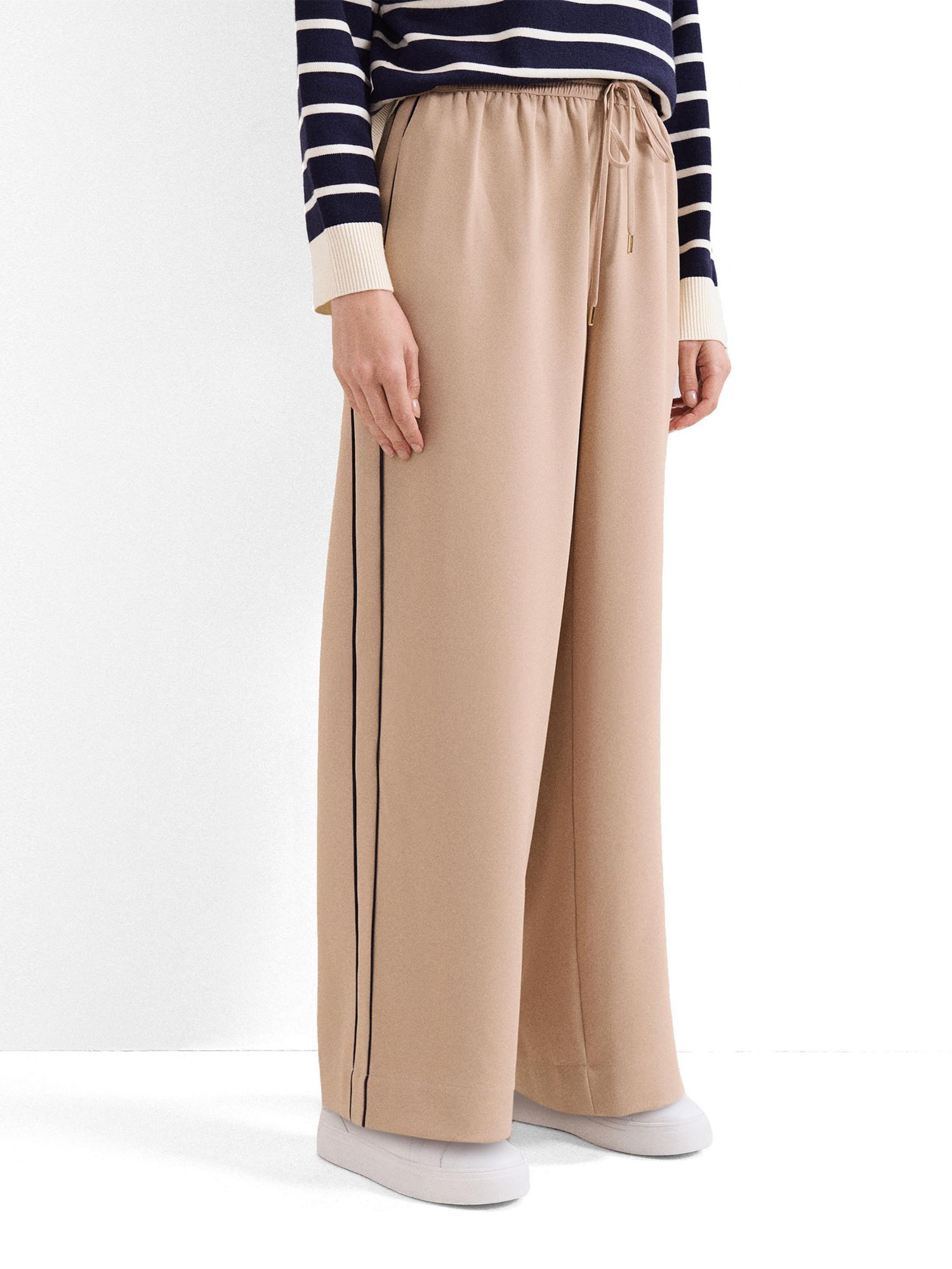 Women's Wide Leg Stripe Detail Skye Trousers
