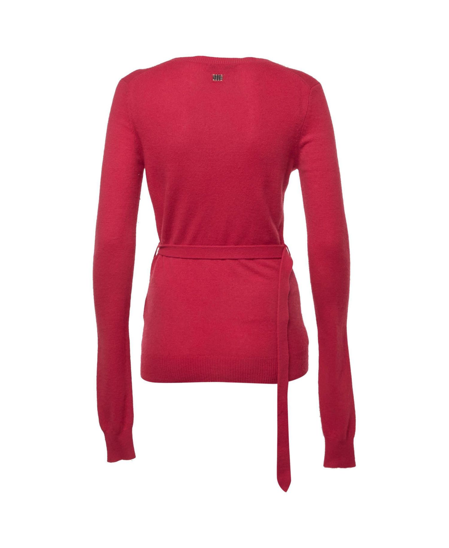 Women's Knit Cashmere Belted Sweater