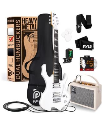 6-String Electric Guitar Kit - Includes Amplifier, Digital Tuner, and Accessories