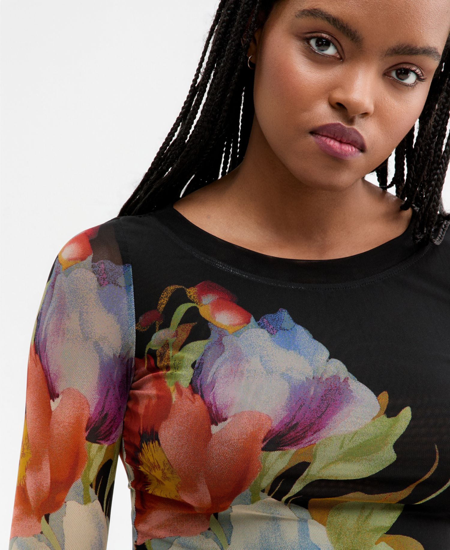 Women's Lilly Printed Long-Sleeve Top