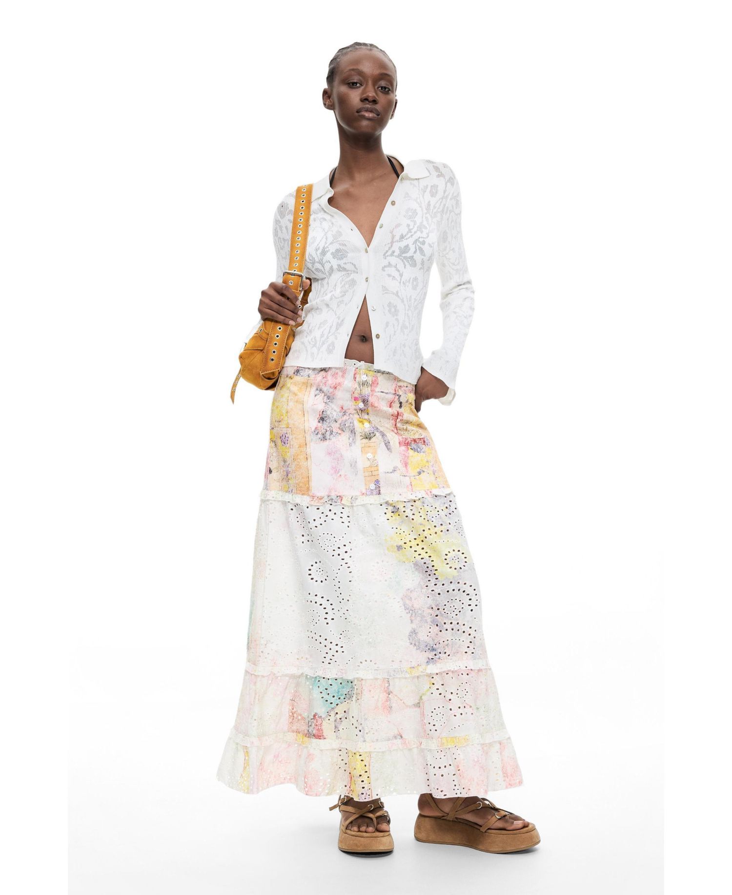 Women's Floral printed skirt