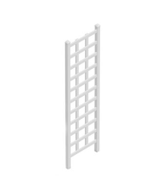 Dura-Trel Elmwood 22 x 75 Inch PVC Vinyl Outdoor Garden Patio Trellis