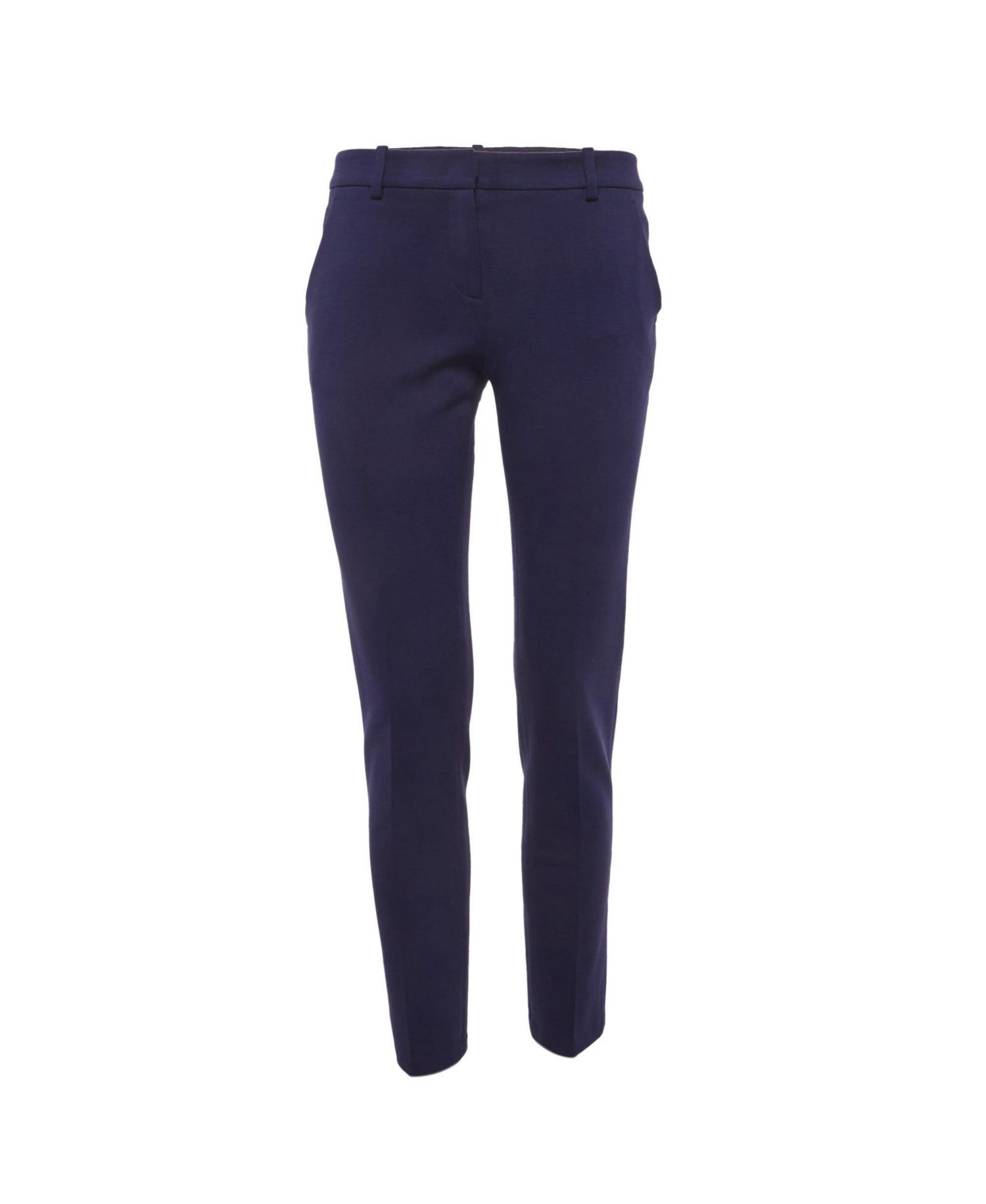 Women's Stretch Crepe Straight Fit Trousers