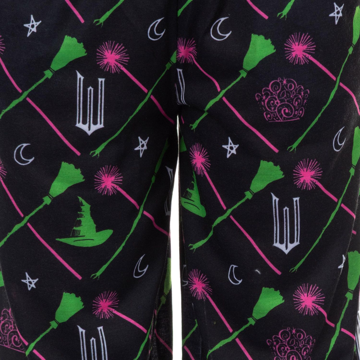 Girls' Kids Pajama Pants Elphaba and Glinda Broom Wand Charms Sleepwear Lounge Bottoms