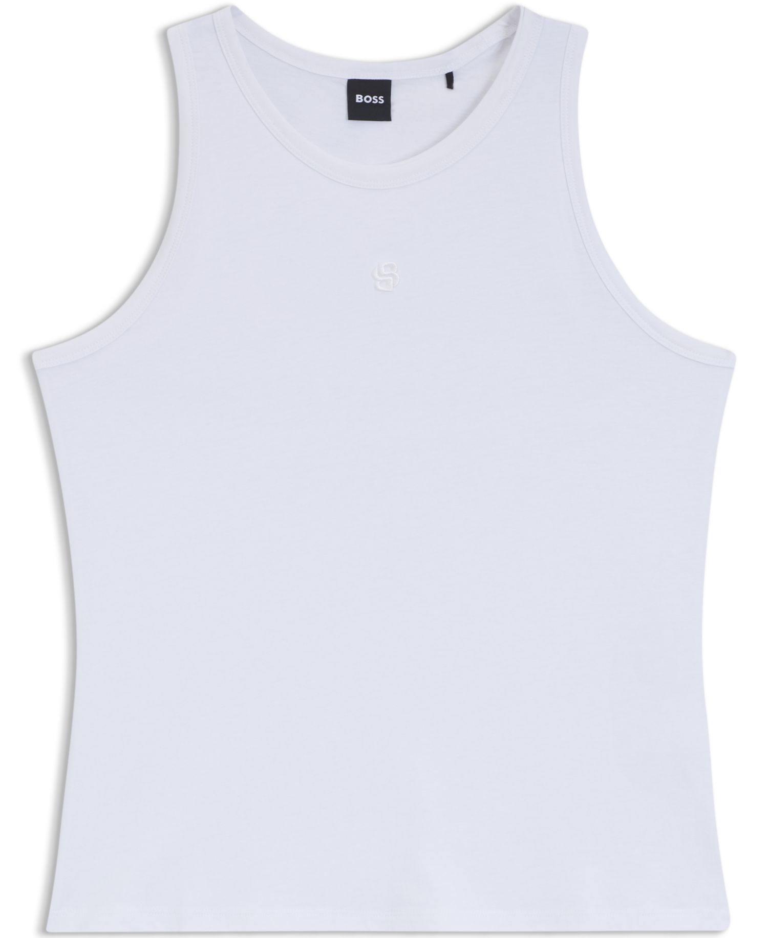 BOSS by Women's Cotton-Modal Slim-Fit Tank Top