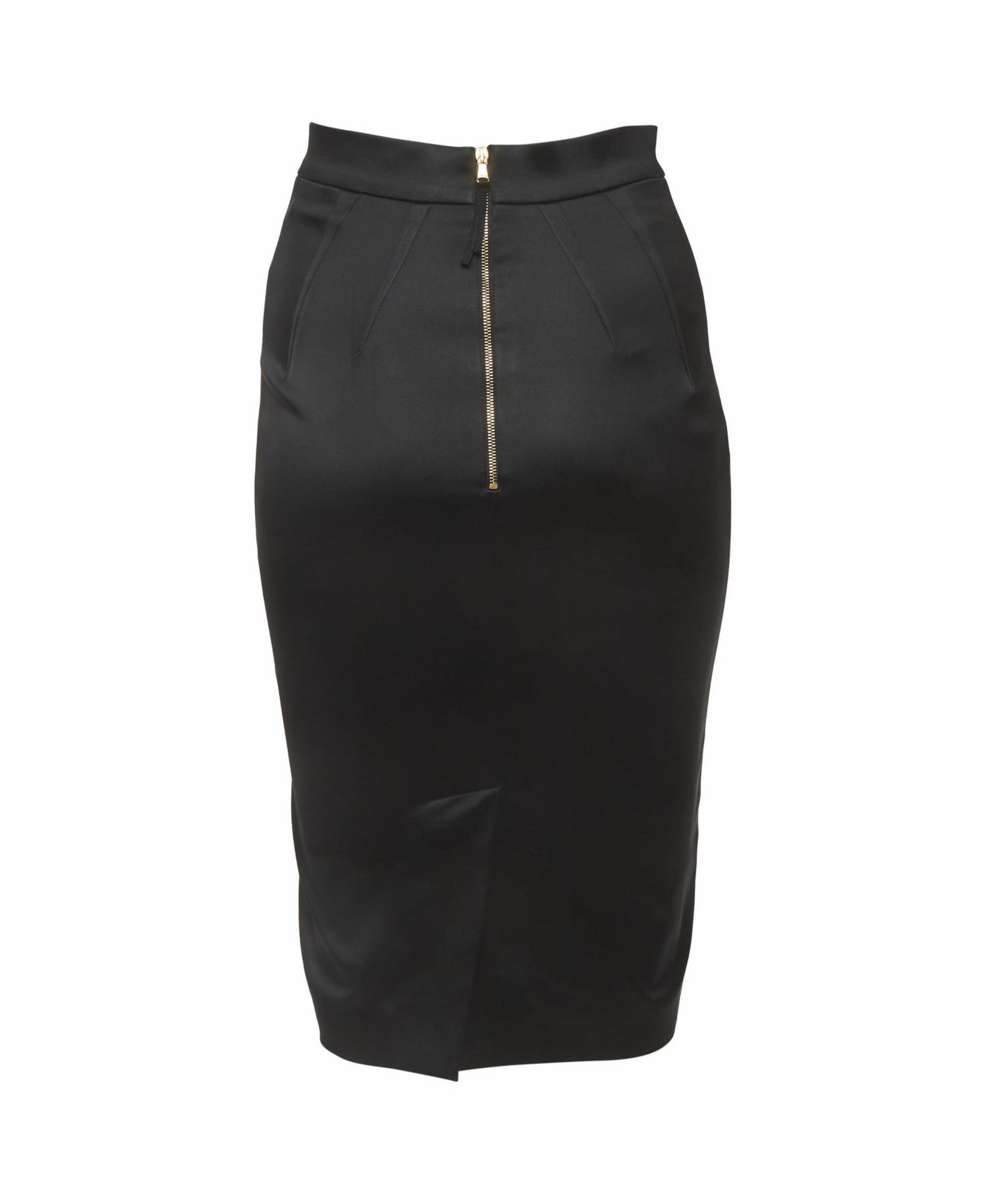 Women's Satin Pencil Skirt