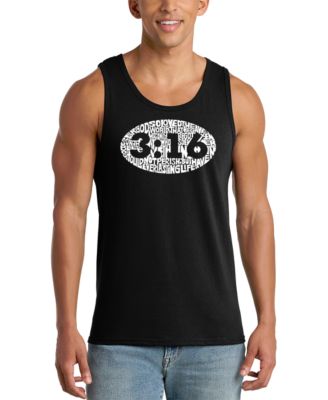 Men's 3:16 Oval Word Art Graphic Tank Top