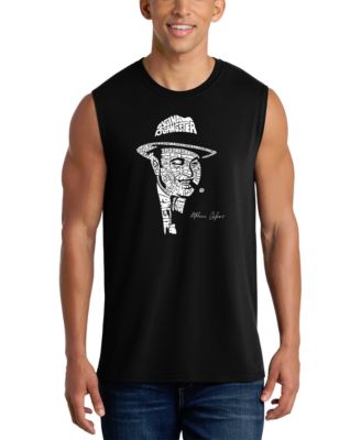 Men's Original Gangster Portrait Word Art Tank Top