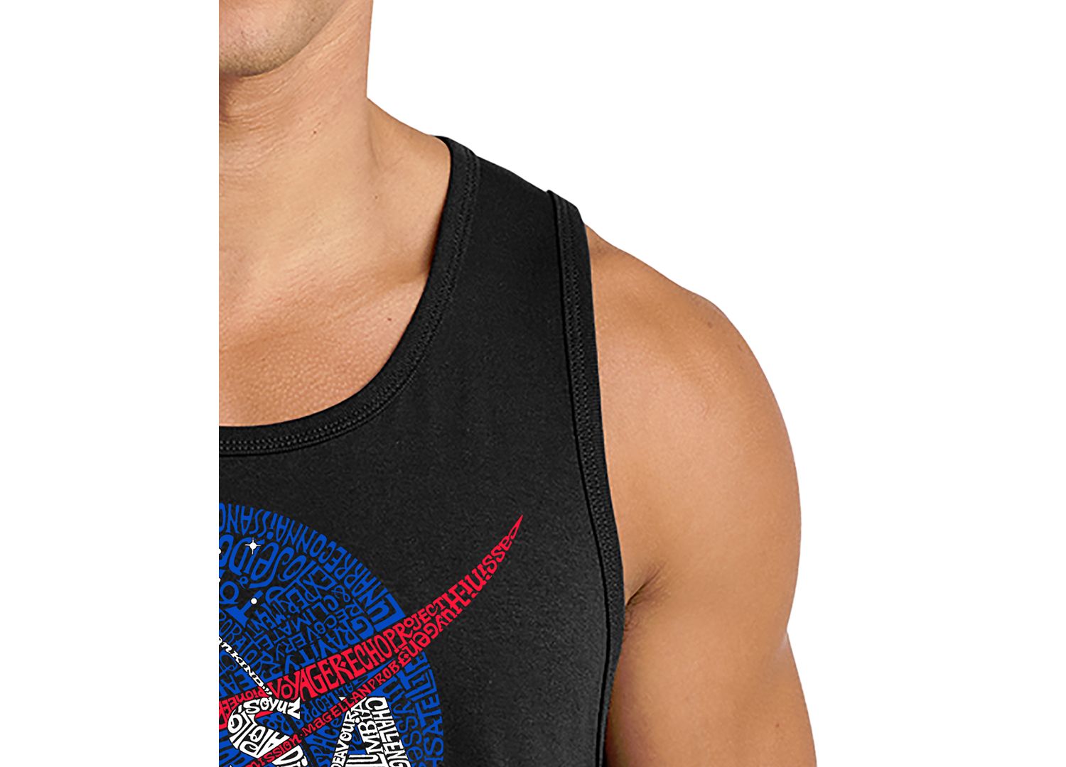 Men's NASA Insignia Meatball Logo Graphic Tank Top