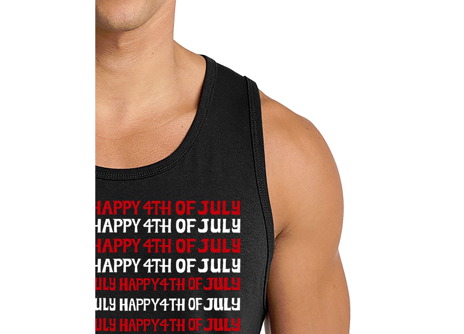 Men's USA Flag Graphic Tank Top