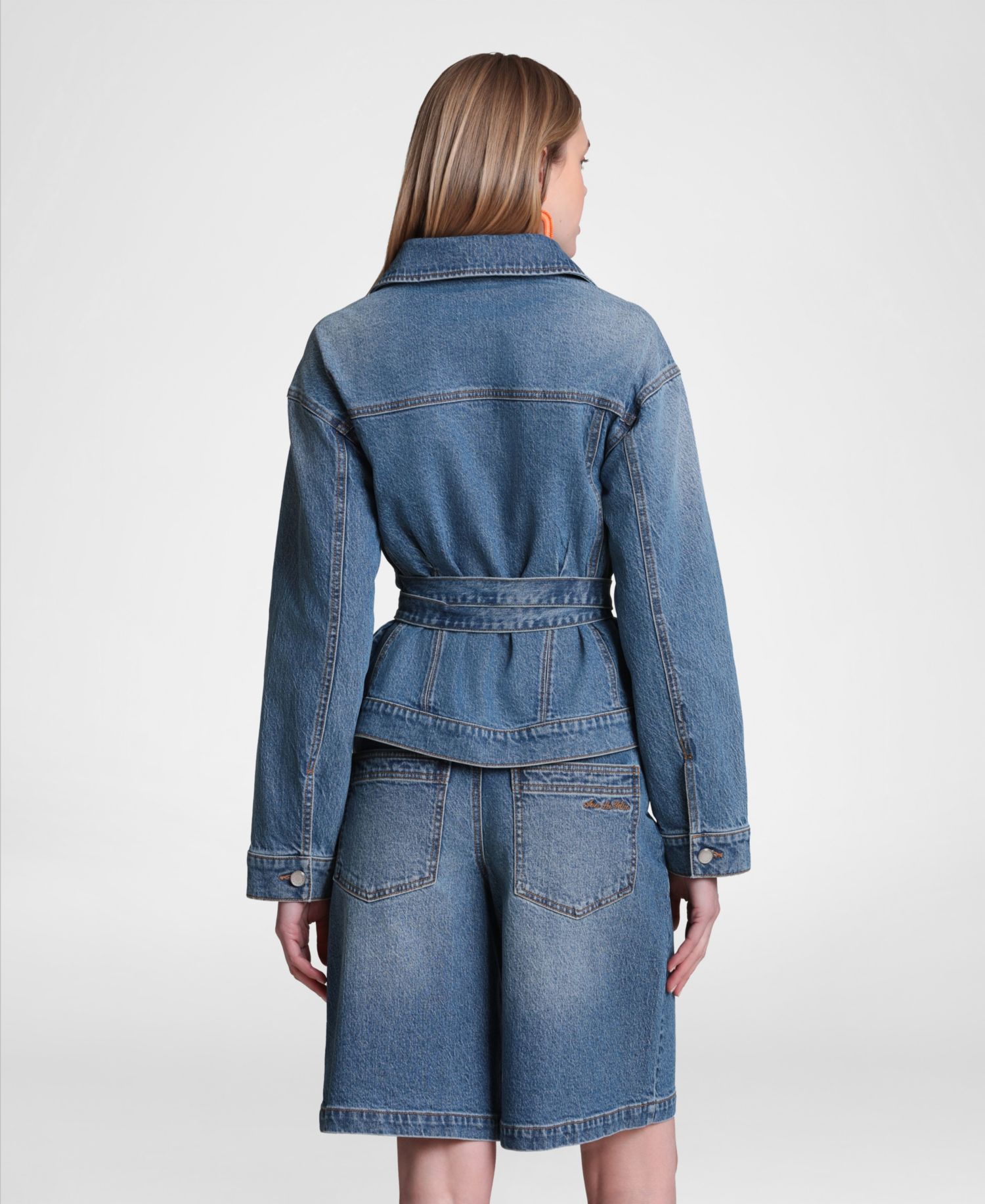 Women's Back Cinch Denim Jacket
