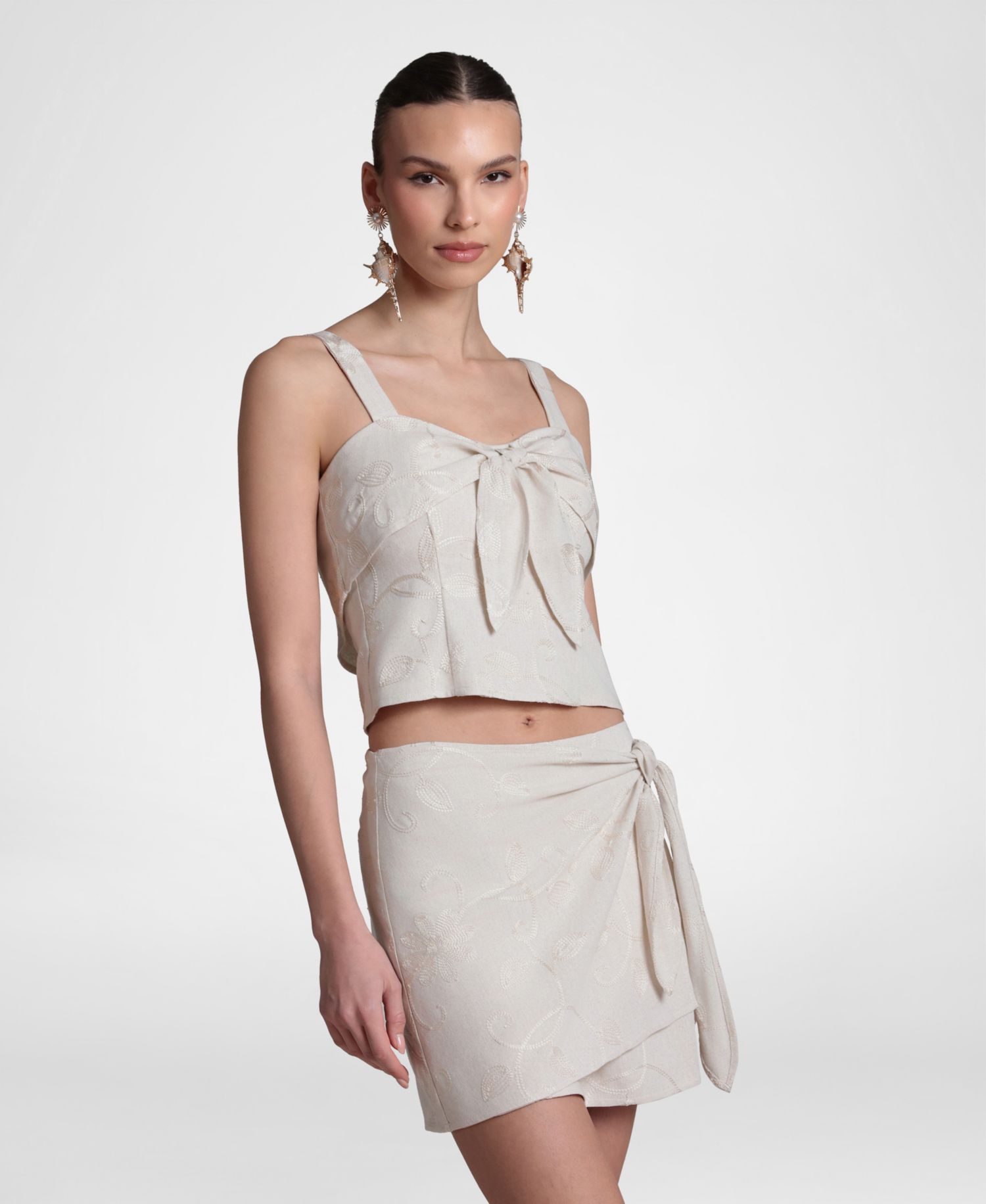 Women's Tie-Front Top