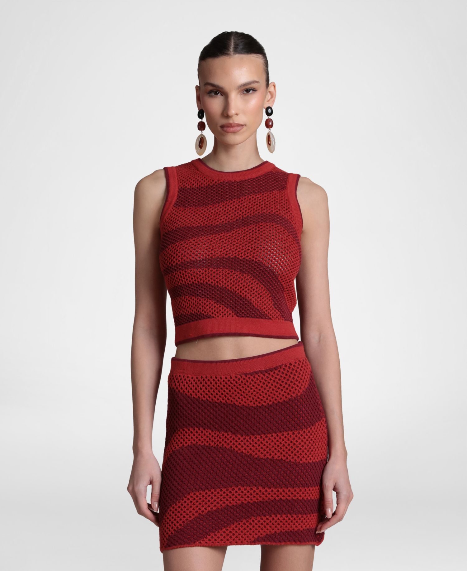 Women's Cotton Sleeveless Crewneck Sweater