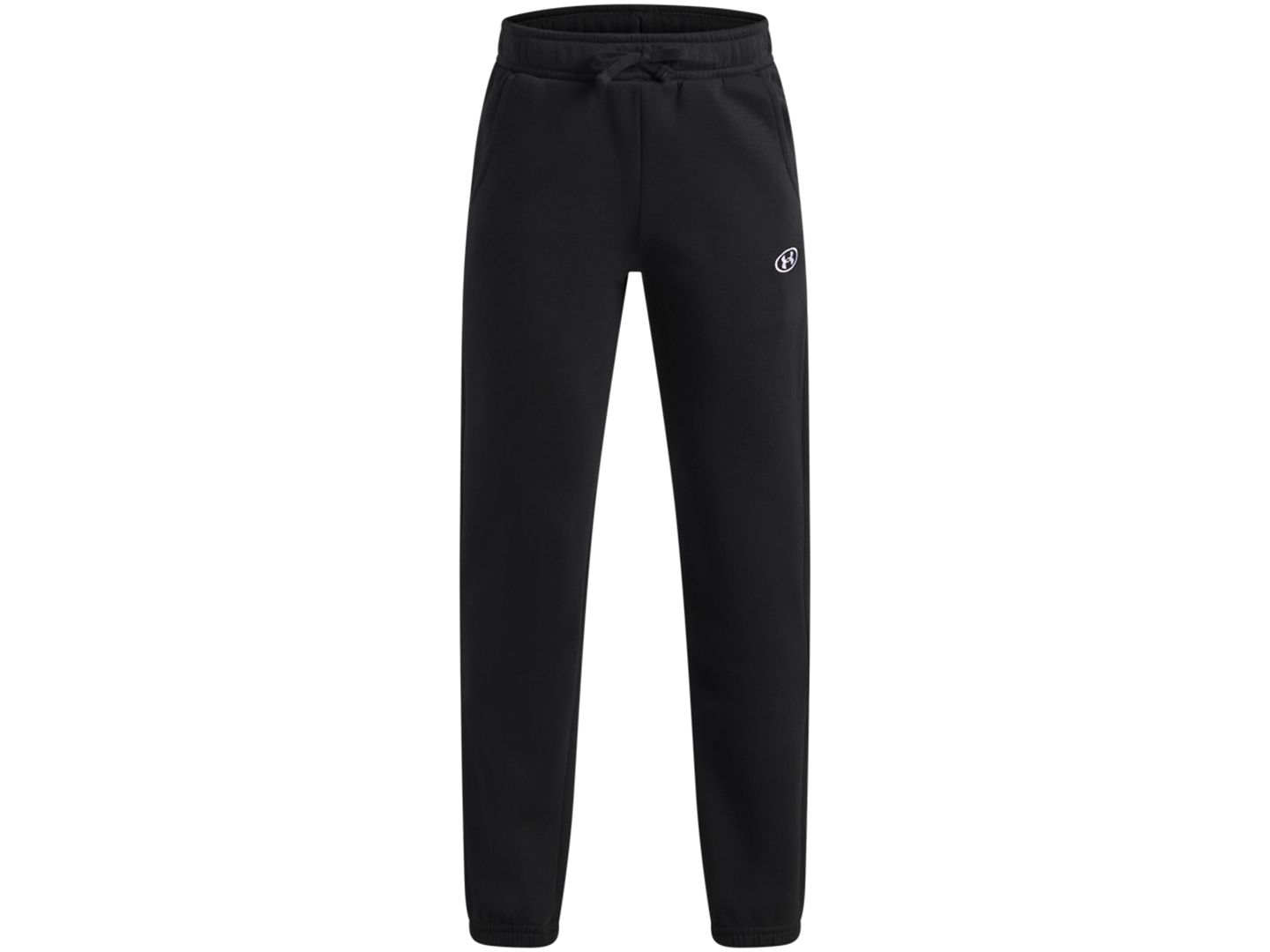 Брюки Under Armour Rival Fleece Joggers для мальчиков, цвет: Чёрный — фото 1