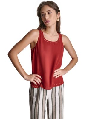 Women's Sleeveless Studded Top
