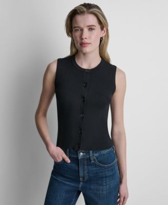Women's Sleeveless Crewneck Sweater