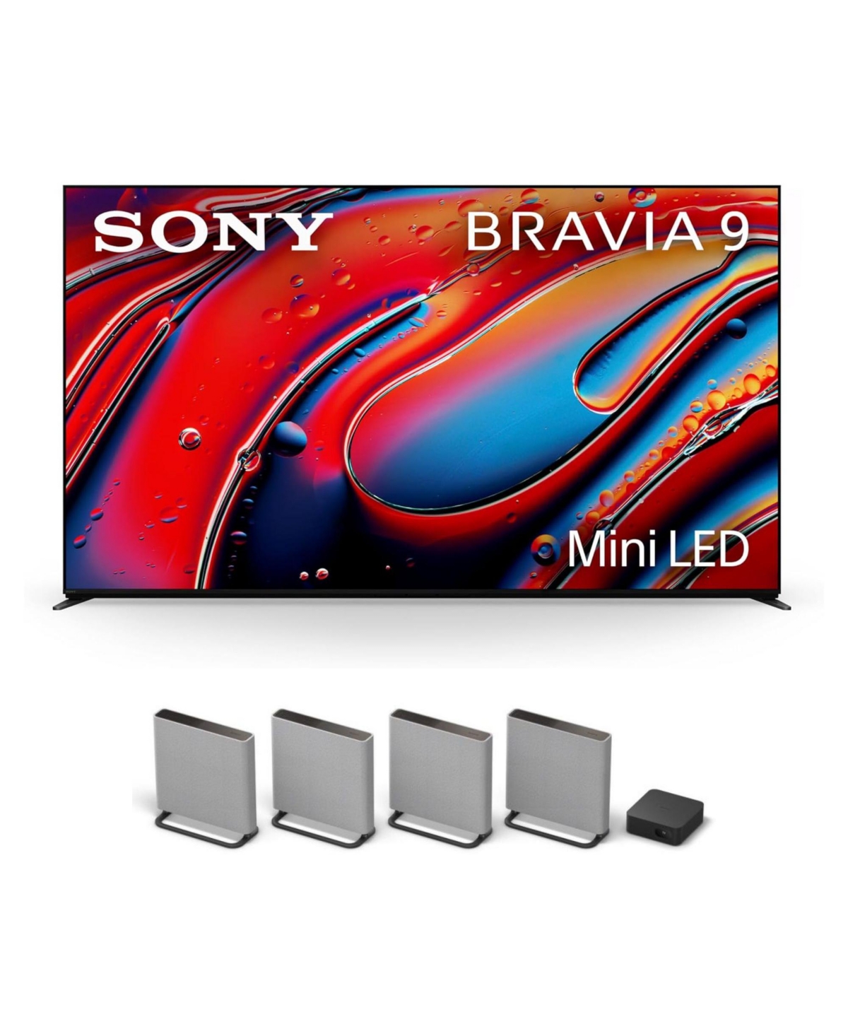 Sony K65XR90 65 XR90 Series Bravia Mini Led Hdr Qled 4K Google Tv with a Sony HtA9M2 404 Ch Bravia Theater Quad Soundbar with Dolby Atmos 2024