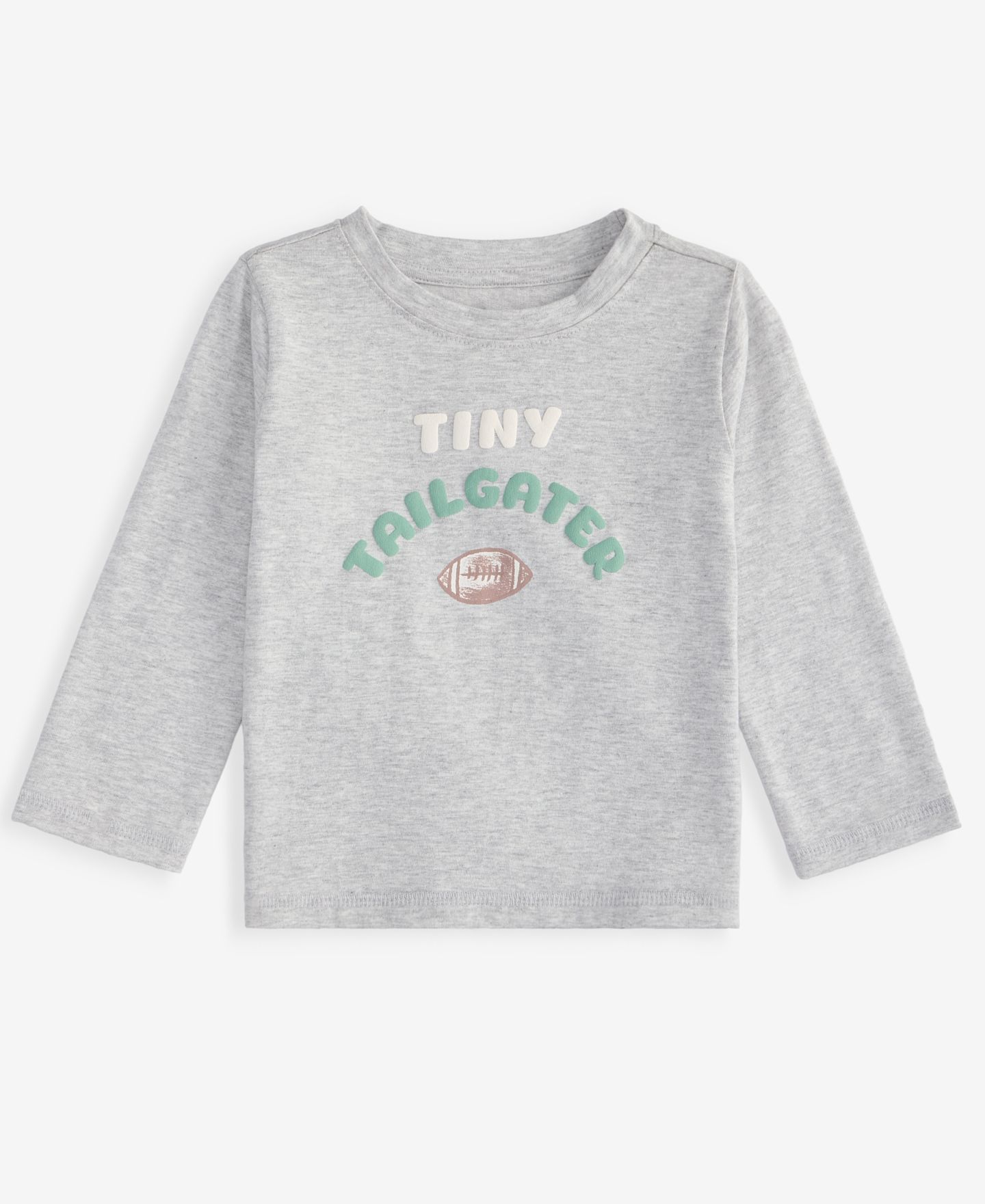 Футболка First Impressions Mix & Match Long-Sleeve Tiny Tailgater T-Shirt для мальчиков-малышей — фото 1