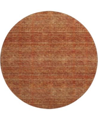 Soft Essentials Machine Washable SE1 8'x8' Round Area Rug