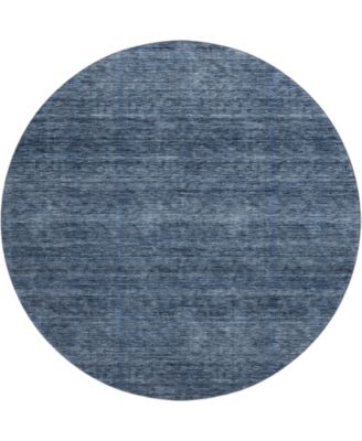 Soft Essentials Machine Washable SE1 8'x8' Round Area Rug