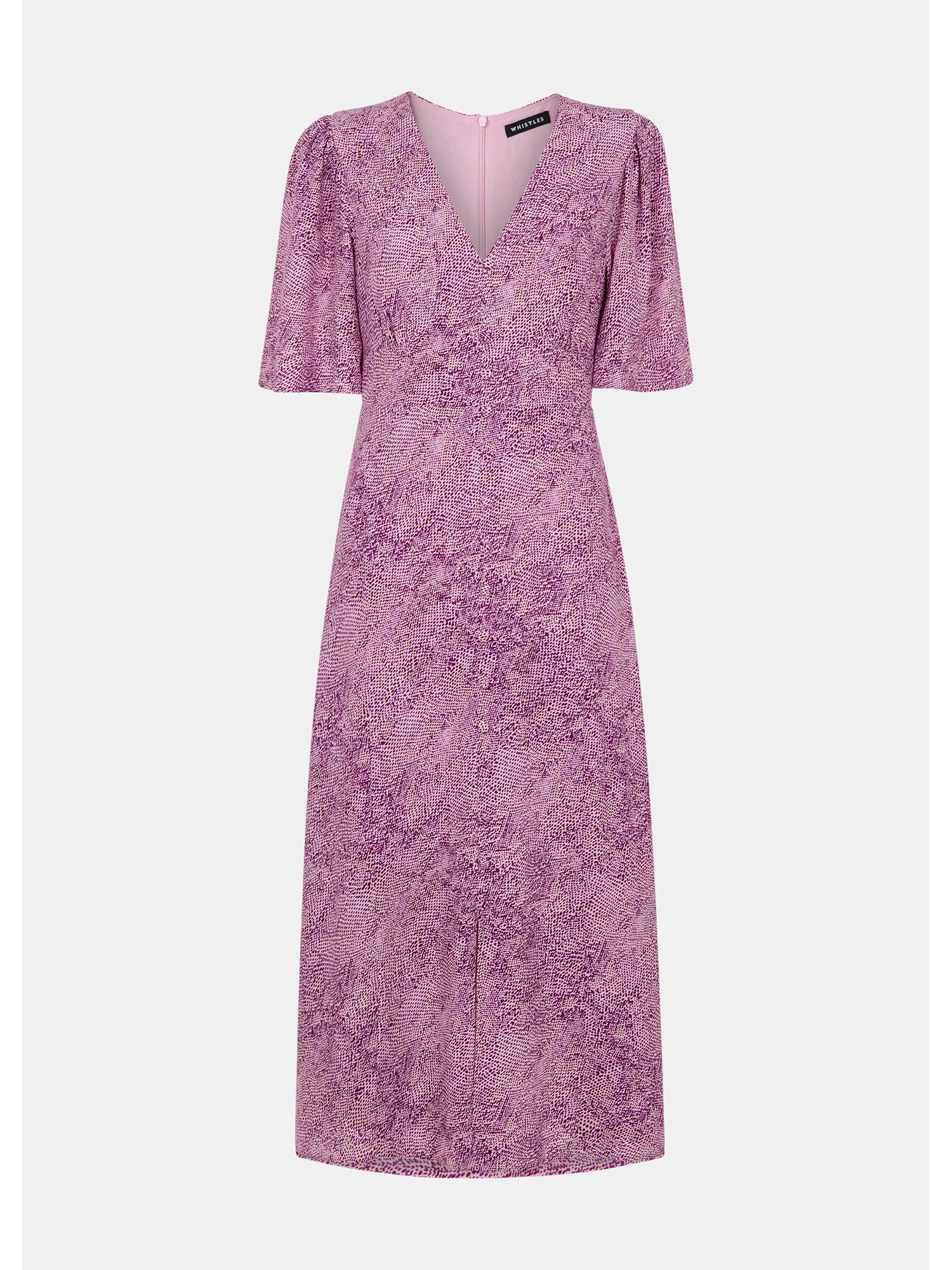 Women's Diagonal Snake Midi Dress