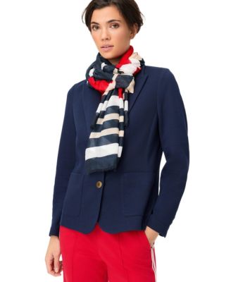 Women's Abstract Camo and Stripe Scarf