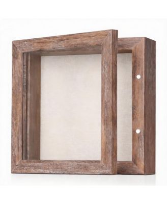 Magnetic Door Shadow Box - Modern Design for Photos and Keepsakes