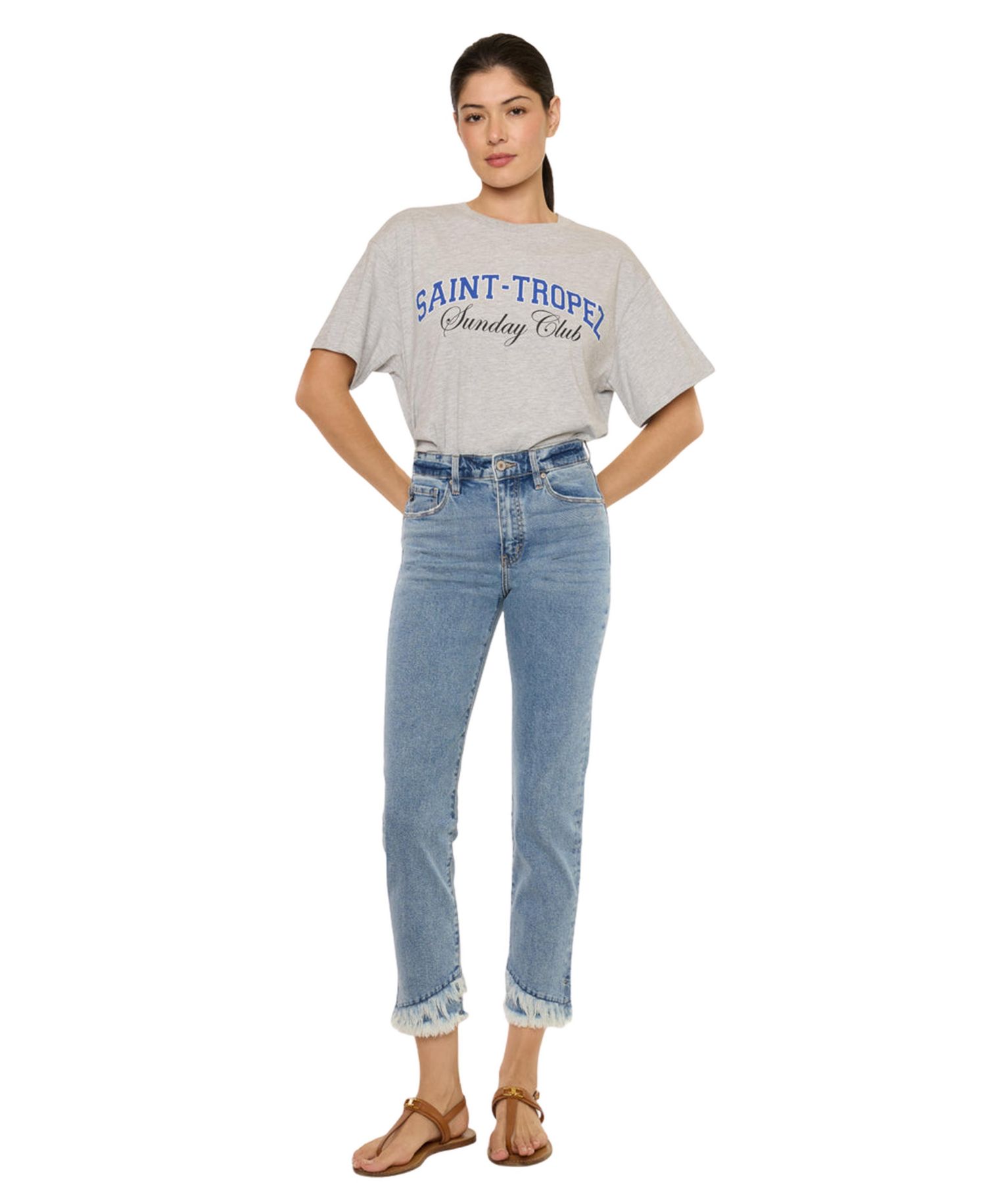 Women's Clover High Rise Straight Jeans