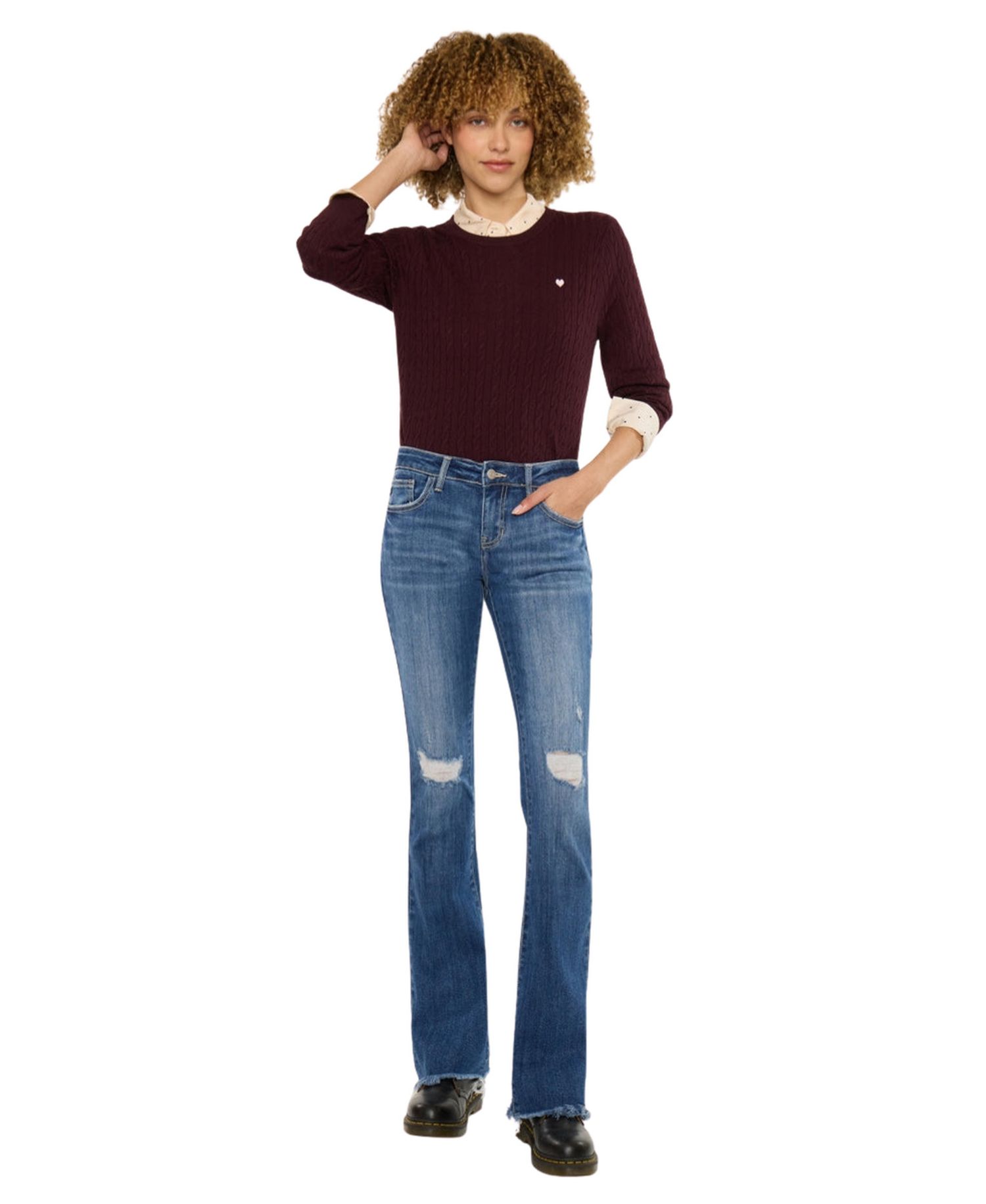 Women's Mia Low Rise Baby Bootcut Jeans