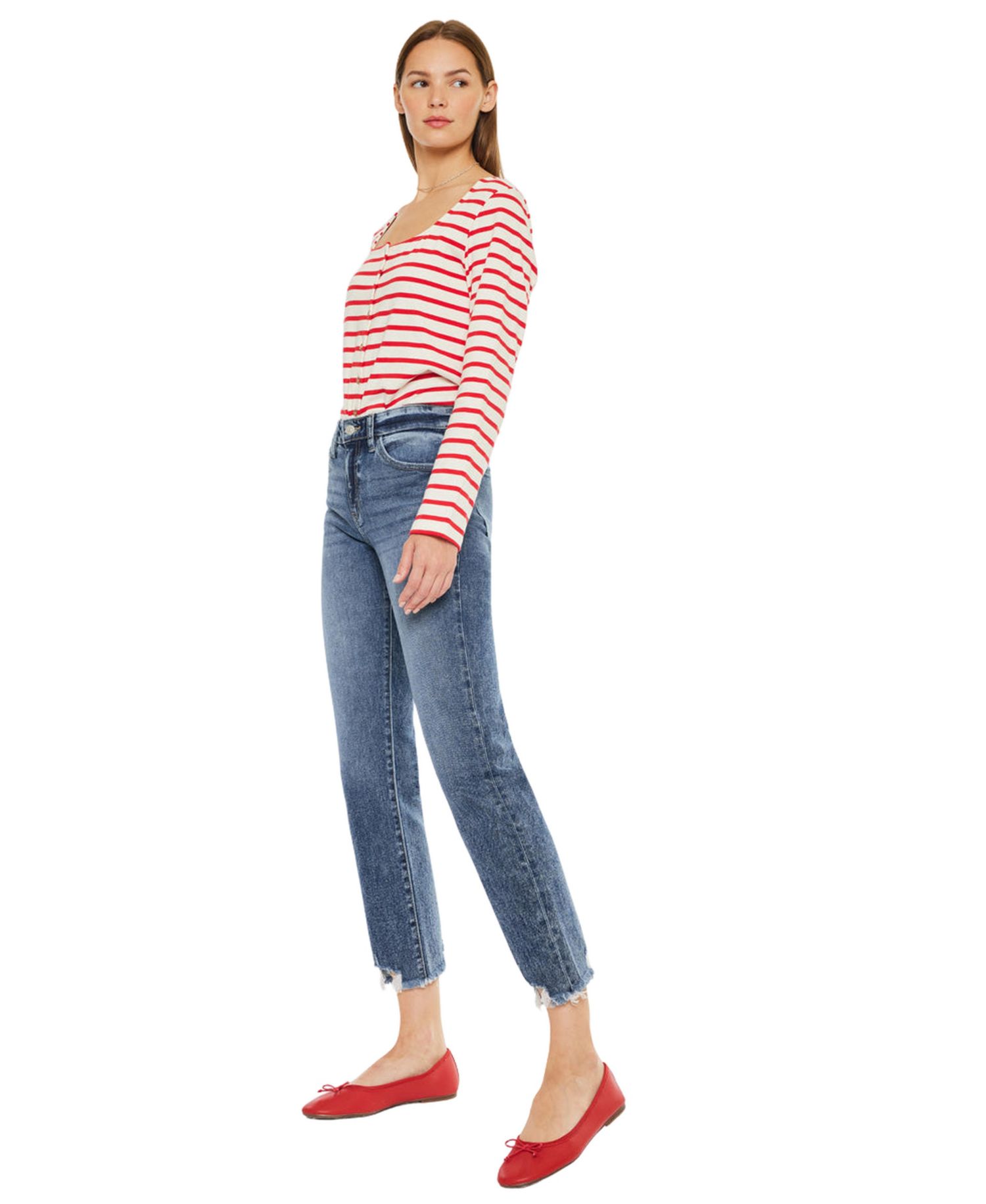 Women's Kathrine High Rise Slim Straight Jeans