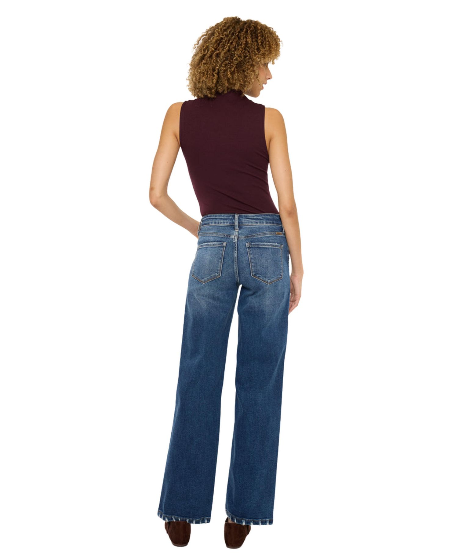 Women's Dania High Rise Wide-Leg Jeans