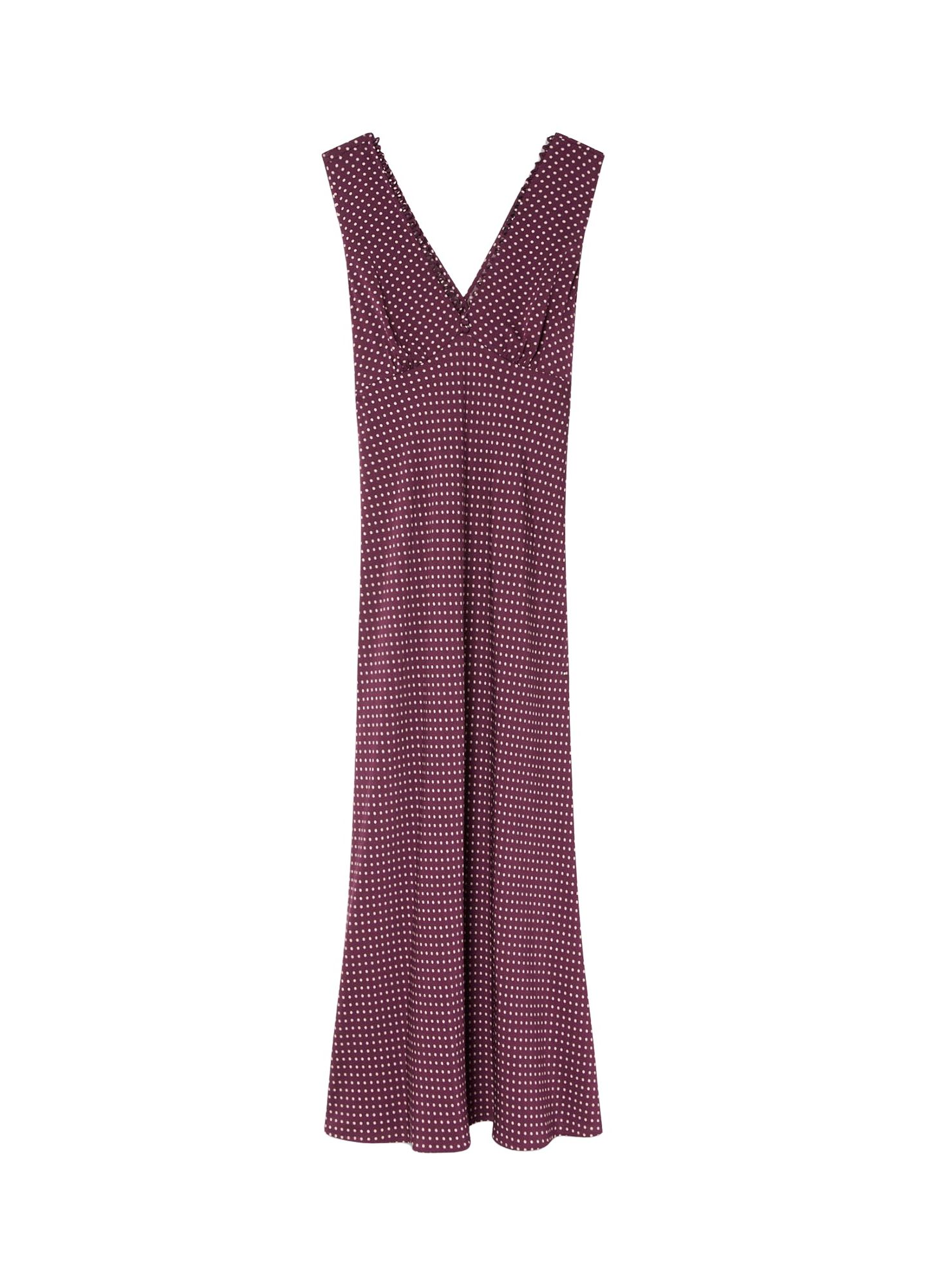 Женское платье Whistles Mini Spot Sleeveless, цвет: Фиолетовый / Разноцветный — фото 3