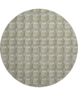 Soft Essentials Machine Washable SE5 8'x8' Round Area Rug