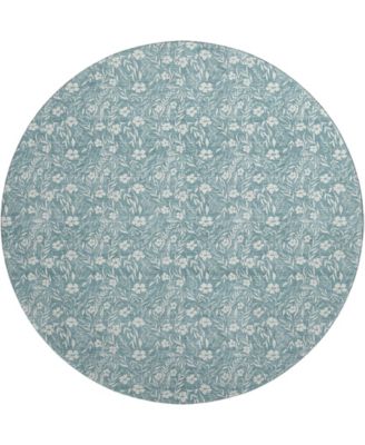 Soft Essentials Machine Washable SE4 8'x8' Round Area Rug